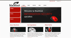 Desktop Screenshot of blackfootuk.com