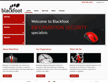 Tablet Screenshot of blackfootuk.com